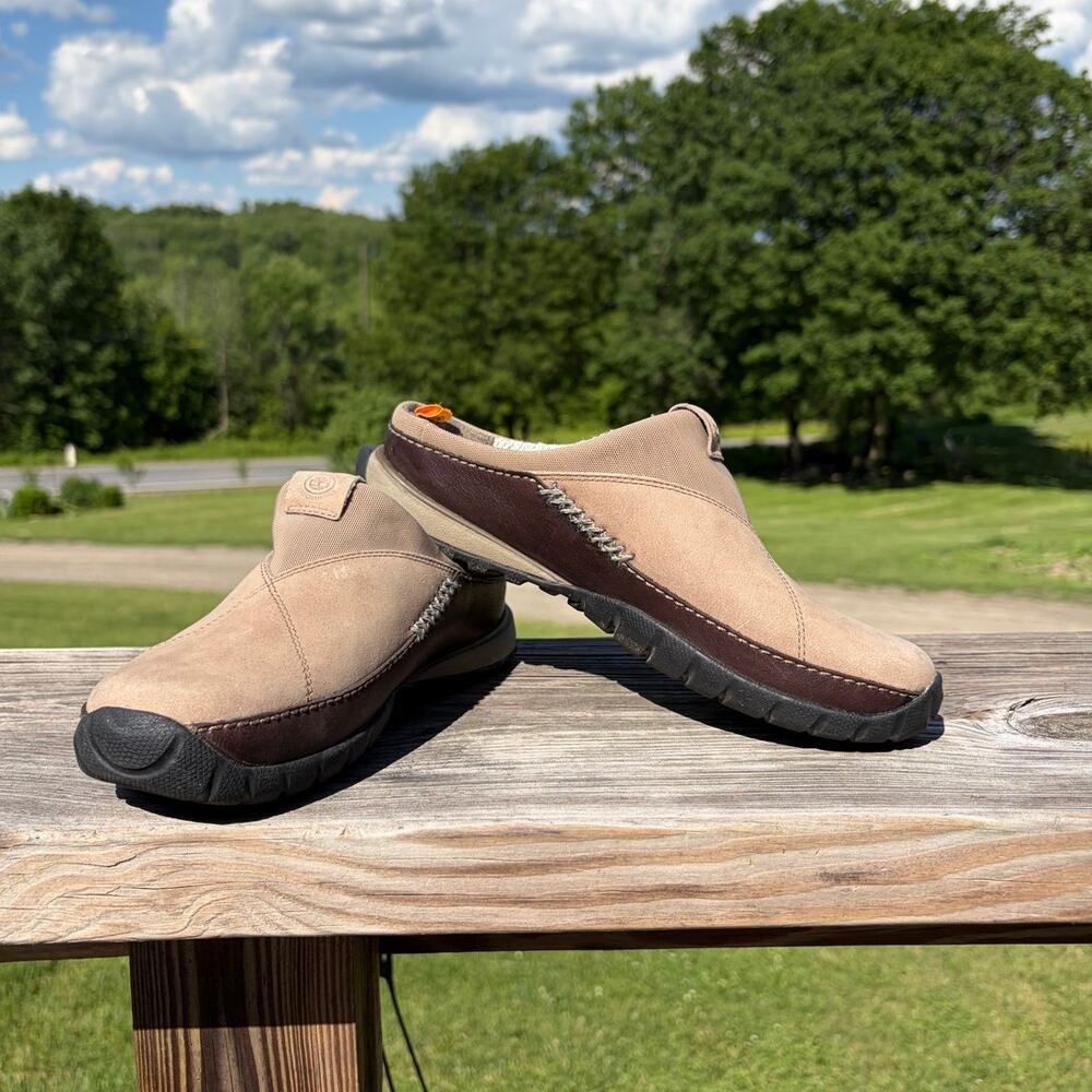 Smart Wool  Power Lounger Mules Granola GORPcore Thermoregulating Womans 7M